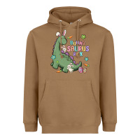 Toasted Coconut bunny saurus rex Heavyweight Hoodie - MaliasSmallBusiness
