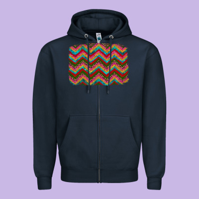 Cinco De Mayo Glitter Zipper Hoodie Designed By Artiststas