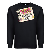 Black breaking news everything will be alright Premium Sweatshirt - MaliasSmallBusiness