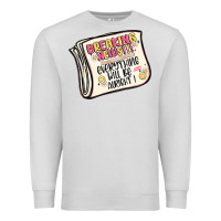 Dove Grey breaking news everything will be alright Premium Sweatshirt - MaliasSmallBusiness