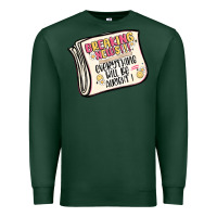 Sports Green breaking news everything will be alright Premium Sweatshirt - MaliasSmallBusiness