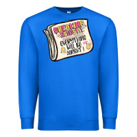 True Royal breaking news everything will be alright Premium Sweatshirt - MaliasSmallBusiness