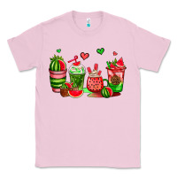 Bubblegum Pink watermelon coffee cups Classic Tee - AdoDesignShop