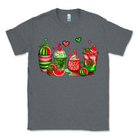 Charcoal Heather watermelon coffee cups Classic Tee - AdoDesignShop