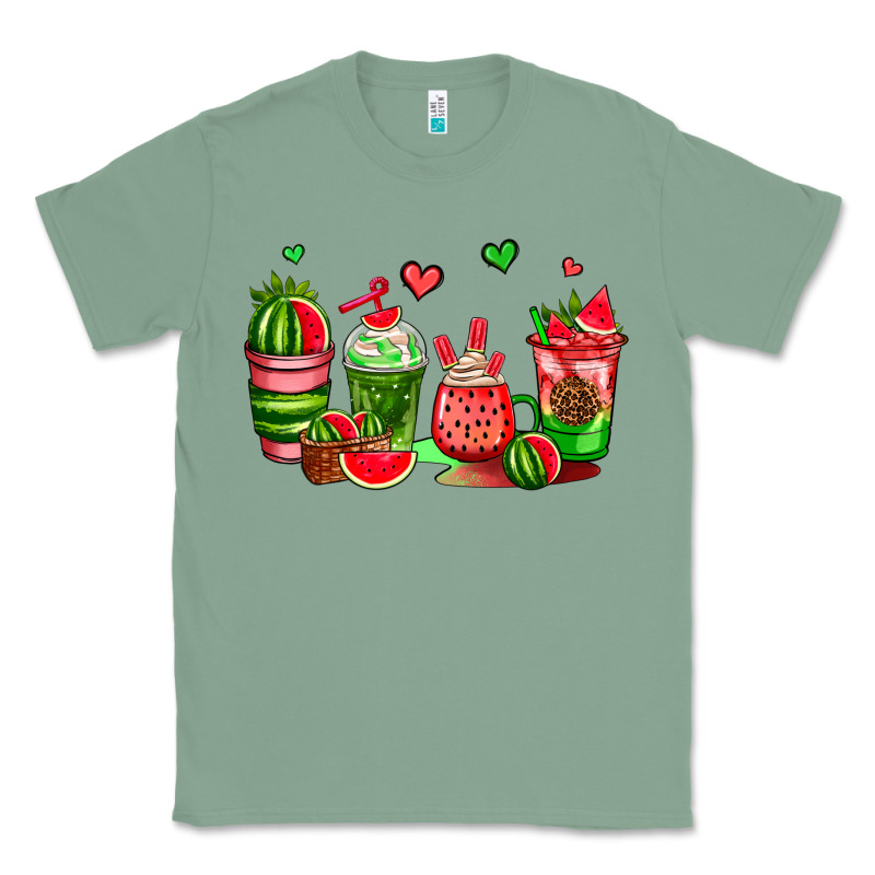 Watermelon Coffee Cups Classic Tee by AdoDesignShop | Teevron