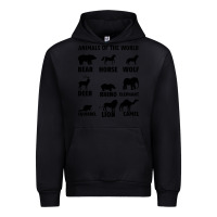 Black Animal Of The World Urban Hoodie - Bettercallsaul