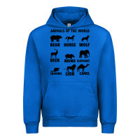 Cobalt Animal Of The World Urban Hoodie - Bettercallsaul