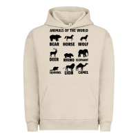 Pigment French Oak Animal Of The World Urban Hoodie - Bettercallsaul