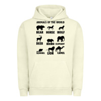 Pigment Pistachio Animal Of The World Urban Hoodie - Bettercallsaul