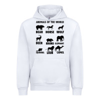 White Animal Of The World Urban Hoodie - Bettercallsaul