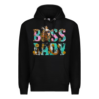 Black Boss Lady Premium Hoodie - BundleAndBundleShop