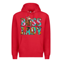 Red Boss Lady Premium Hoodie - BundleAndBundleShop