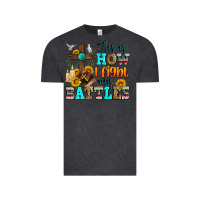 Vintage Black this is how i fight my battles Vintage Tee - Zillion Design Studio