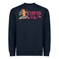 Navy cupid vibes Heavyweight Sweatshirt - RanaPortraitStore