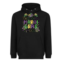 Black thick thighs mardi gras vibes Heavyweight Hoodie - MaliasSmallBusiness