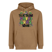 Toasted Coconut thick thighs mardi gras vibes Heavyweight Hoodie - MaliasSmallBusiness