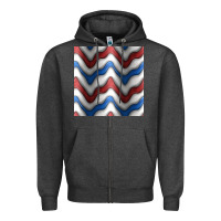 Charcoal Heather 4th july stripes seamless pattern Zipper Hoodie - BundleAndBundleShop