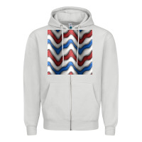 Dove Grey 4th july stripes seamless pattern Zipper Hoodie - BundleAndBundleShop