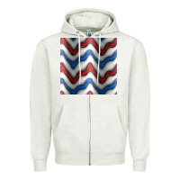 Oatmeal Heather 4th july stripes seamless pattern Zipper Hoodie - BundleAndBundleShop