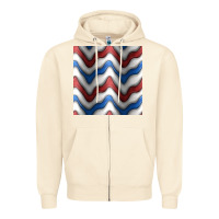Sandshell 4th july stripes seamless pattern Zipper Hoodie - BundleAndBundleShop