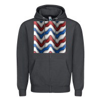 Smoke 4th july stripes seamless pattern Zipper Hoodie - BundleAndBundleShop