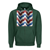 Sports Green 4th july stripes seamless pattern Zipper Hoodie - BundleAndBundleShop