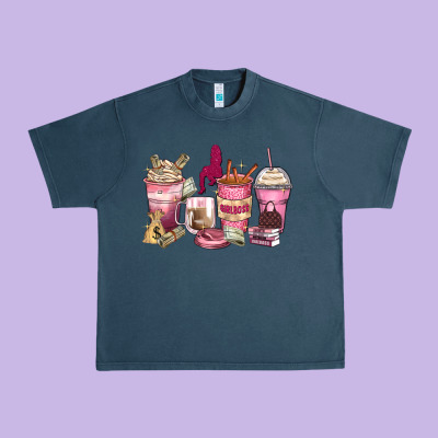 Girl Boss Coffee Cups Urban Heavy Tee Designed By Zillion Design Studio