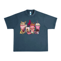 Midnight Navy Girl boss coffee cups Urban Heavy Tee - Zillion Design Studio