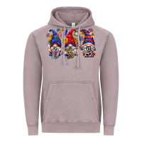 Vintage Zinc usa with gnome billie wilder Vintage Hoodie - texasbilliewilder
