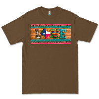 Cacao love texas sunflowers cactus cowhide license plate Premium Tee - Artiststas