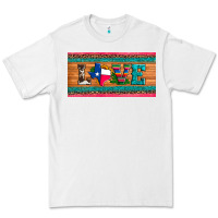 White love texas sunflowers cactus cowhide license plate Premium Tee - Artiststas