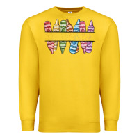 Lemon custom crayons Premium Sweatshirt - MaliasSmallBusiness