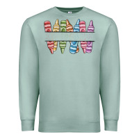 Seafoam custom crayons Premium Sweatshirt - MaliasSmallBusiness