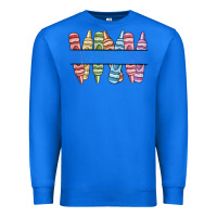 True Royal custom crayons Premium Sweatshirt - MaliasSmallBusiness