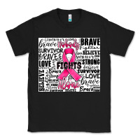 Black breast cancer nobody fights alone Classic Tee - JahusDesignShop