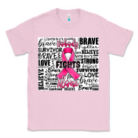 Bubblegum Pink breast cancer nobody fights alone Classic Tee - JahusDesignShop
