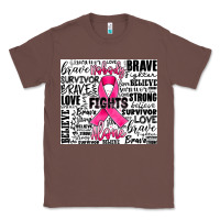 Chestnut breast cancer nobody fights alone Classic Tee - JahusDesignShop