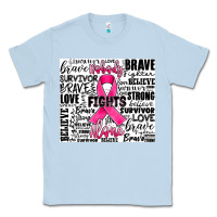 Dusty Blue breast cancer nobody fights alone Classic Tee - JahusDesignShop