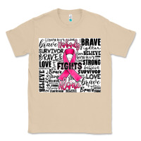 Mushroom breast cancer nobody fights alone Classic Tee - JahusDesignShop