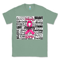 Sage breast cancer nobody fights alone Classic Tee - JahusDesignShop