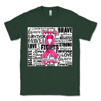 Sports Green breast cancer nobody fights alone Classic Tee - JahusDesignShop