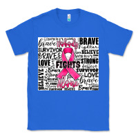 True Royal breast cancer nobody fights alone Classic Tee - JahusDesignShop