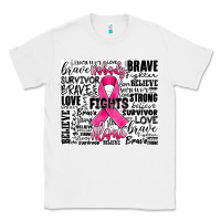 White breast cancer nobody fights alone Classic Tee - JahusDesignShop