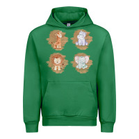 Emerald Safari Baby Animal Clipart Urban Hoodie - Bettercallsaul