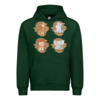Forest Green Safari Baby Animal Clipart Urban Hoodie - Bettercallsaul
