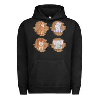 Pigment Black Safari Baby Animal Clipart Urban Hoodie - Bettercallsaul