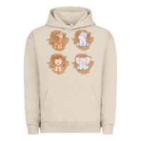 Pigment French Oak Safari Baby Animal Clipart Urban Hoodie - Bettercallsaul