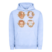 Pigment Grape Ice Safari Baby Animal Clipart Urban Hoodie - Bettercallsaul