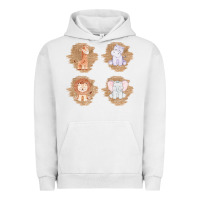 Pigment Lunar Rock Safari Baby Animal Clipart Urban Hoodie - Bettercallsaul