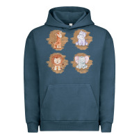 Pigment Midnight Navy Safari Baby Animal Clipart Urban Hoodie - Bettercallsaul